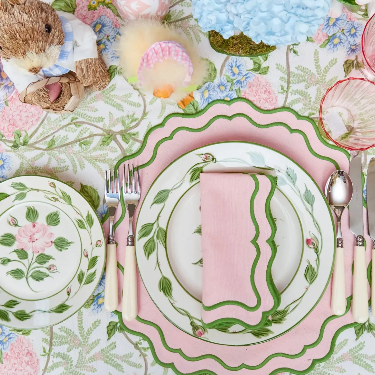 Rose Bud Starter Plates (Set of 4)