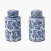 Round Chinoiserie Ginger Jars (Pair)