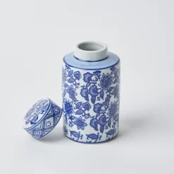 Round Chinoiserie Ginger Jars (Pair)