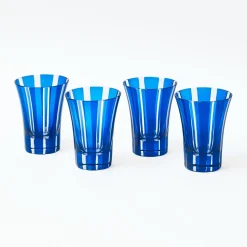 Royal Blue Positano Glasses (Set of 4)