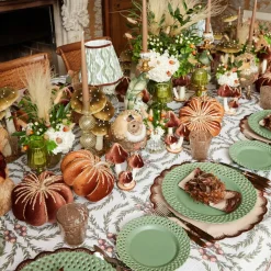 Sage Basketweave Dinner Plate
