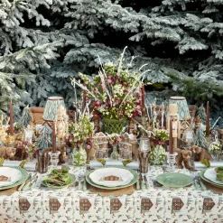 Sage Basketweave Dinner Plates (Set of 4)