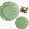 Sage Basketweave Starter Plate