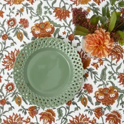 Sage Basketweave Starter Plate