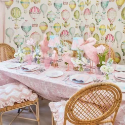 Sarah Pink & Blue Placemats (Set of 4)