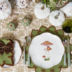 Scalloped Mushroom Dinner Plate