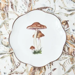 Scalloped Mushroom Dinner Plate