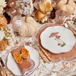 Scalloped Mushroom Dinner Plate