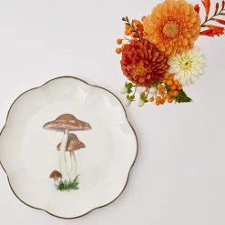 Scalloped Mushroom Dinner Plate