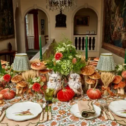 Scalloped Pheasant Dinner Plates (Set of 4)