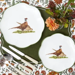 Scalloped Pheasant Dinner Plate