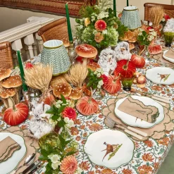 Scalloped Pheasant Starter Plates (Set of 4)