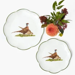 Scalloped Pheasant Starter Plate