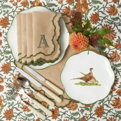Scalloped Pheasant Starter Plate