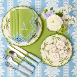 Scarlett Green & Blue Napkins (Set of 4)