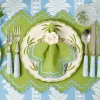 Scarlett Green & Blue Placemats & Napkins (Set of 4)