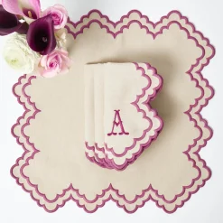 Scarlett Sand Napkins (Set of 4)