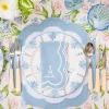 Serena Appliqué Blue Placemats & Napkins (Set of 4)