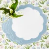 Serena Appliqué Blue Placemats (Set of 4)