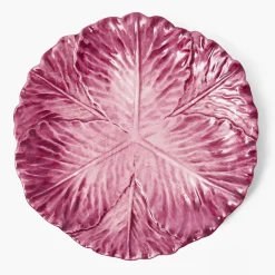 Serena Aubergine Cabbage Dinner & Starter Plates (Set of 8)