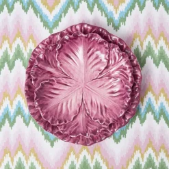 Serena Aubergine Cabbage Dinner & Starter Plates (Set of 8)