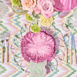 Serena Aubergine Cabbage Dinner & Starter Plates (Set of 8)