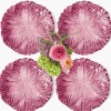 Serena Aubergine Cabbage Dinner Plates (Set of 4)