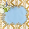 Serena Blue & Caramel Placemats (Set of 4)