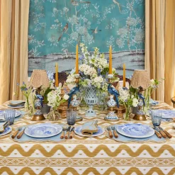 Serena Blue & Caramel Placemats (Set of 4)