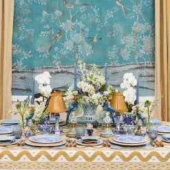 Serena Blue Carnation Napkins (Set of 4)