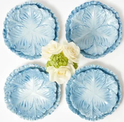 Serena Cabbage Dinner & Starter Plates (Set of 8)