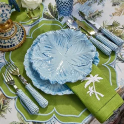 Serena Cabbage Dinner & Starter Plates (Set of 8)