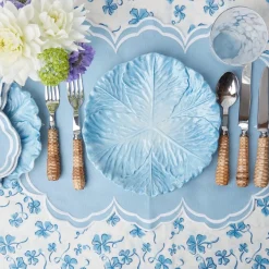 Serena Cornflower Blue Placemats & Napkins (Set of 4)