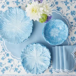 Serena Cornflower Blue Placemats & Napkins (Set of 4)