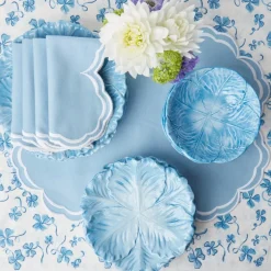 Serena Cornflower Blue Placemats (Set of 4)