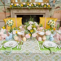 Serena Green Appliqué Napkins (Set of 4)