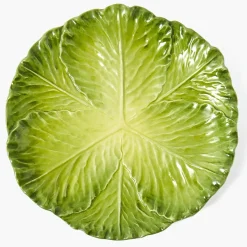 Serena Green Cabbage Dinner Plate