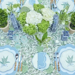 Serena Green Tablecloth