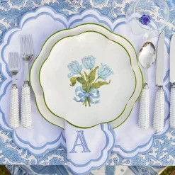 Serena White Placemats & Napkins (Set of 4)