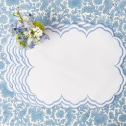 Serena White Placemats (Set of 4)