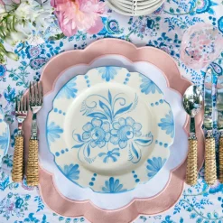 Seville Blue Gardênia Dinner Plate (set of 4)