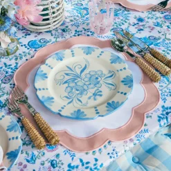 Seville Blue Gardênia Dinner Plate (set of 4)