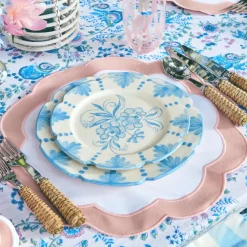 Seville Blue Gardênia Starter Plate (set of 4)