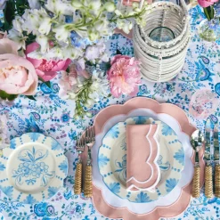 Seville Blue Gardênia Starter Plate (set of 4)