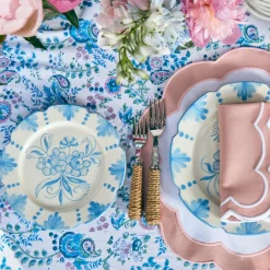 Seville Blue Gardênia Starter Plate (set of 4)