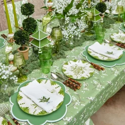Seville Green Gardênia Dinner Plate