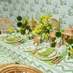 Seville Green Gardênia Starter Plates (Set of 4)