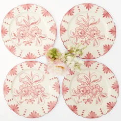 Seville Pink Gardênia Dinner Plate (set of 4)