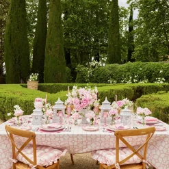 Seville Pink Gardênia Dinner Plate (set of 4)