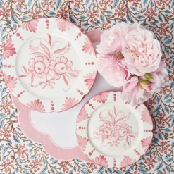 Seville Pink Gardênia Dinner Plate (set of 4)